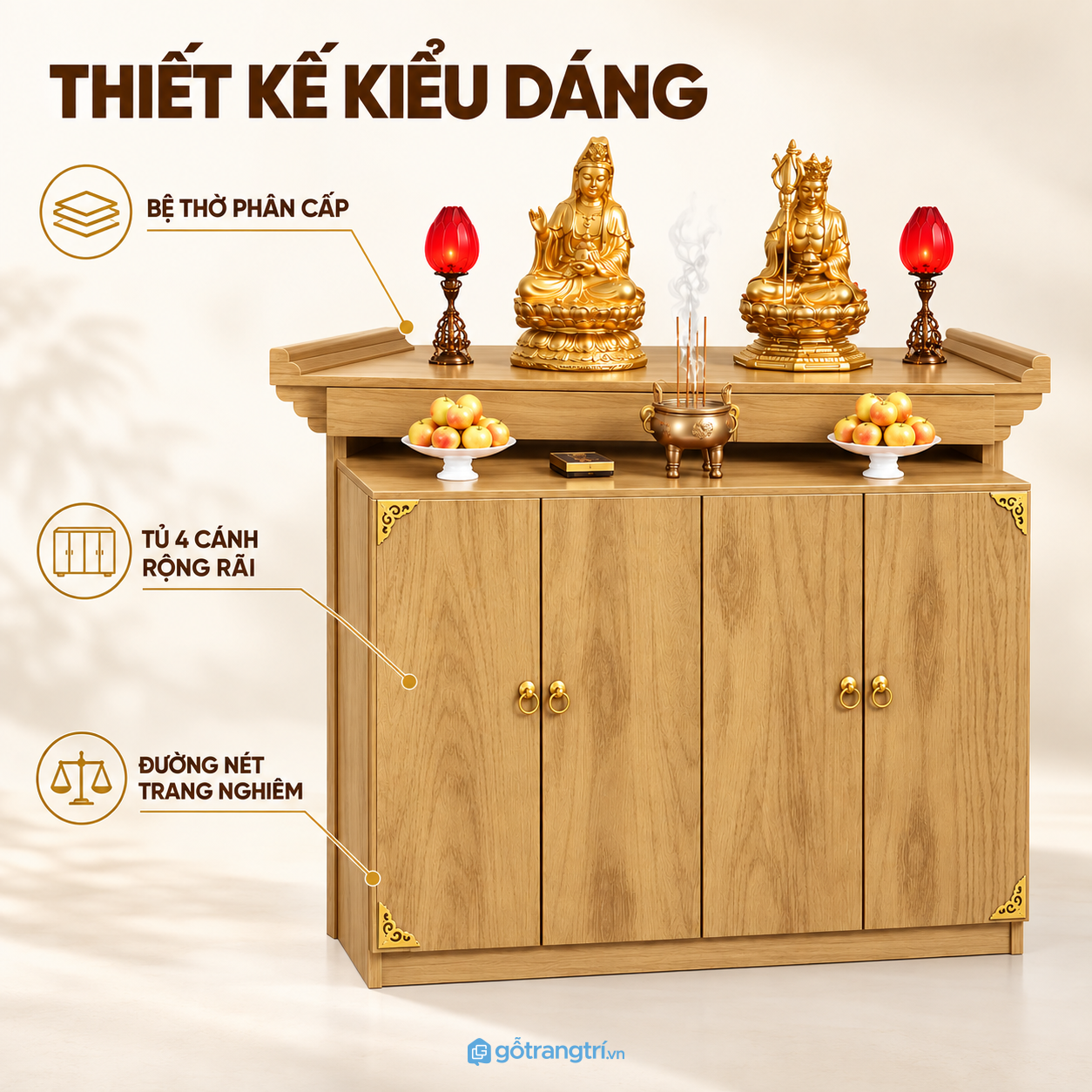 Thiết kế ngang rộng, kiểu dáng gọn và cân đối Thiết kế ngang rộng, kiểu dáng gọn và cân đối