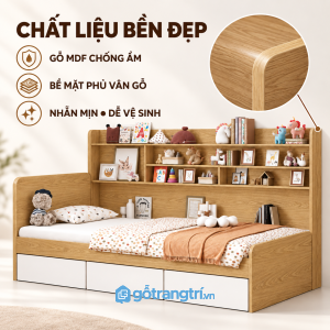 Tối ưu diện tích phòng ngủ trẻ em