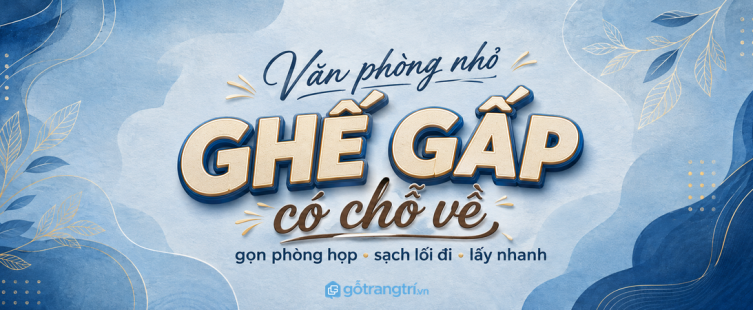 Tủ cất ghế gấp văn phòng nhỏ gọn phòng họp sạch lối đi