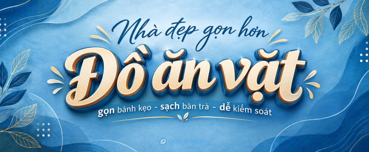 Tủ đồ ăn nhẹ cho nhà phố nhỏ: gọn bánh kẹo, sạch bàn trà và dễ kiểm soát