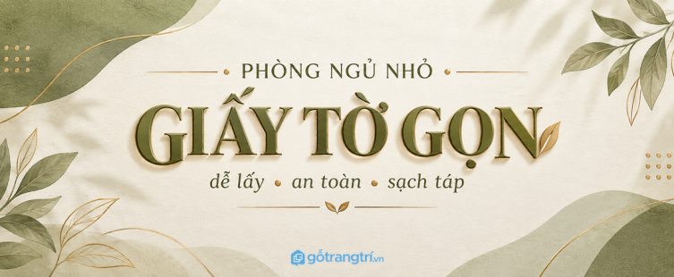 Tủ giấy tờ bảo hành đầu giường: gọn sổ nhỏ, dễ nhớ và an toàn hơn