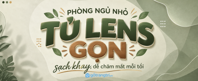 Tủ kính áp tròng đầu giường cho phòng ngủ nhỏ: gọn lens, sạch khay và dễ chăm mắt mỗi tối
