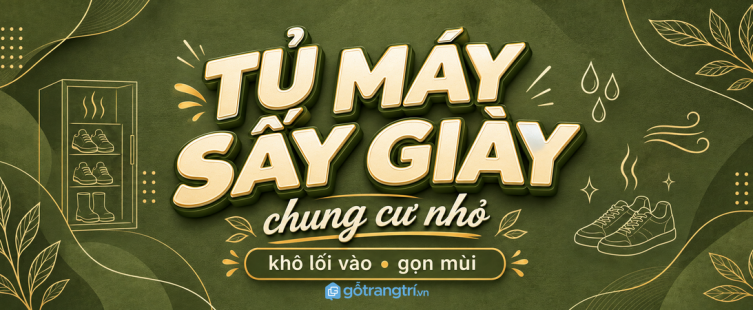 Tủ máy sấy giày cho chung cư nhỏ: khô lối vào, gọn mùi và dễ đi mưa