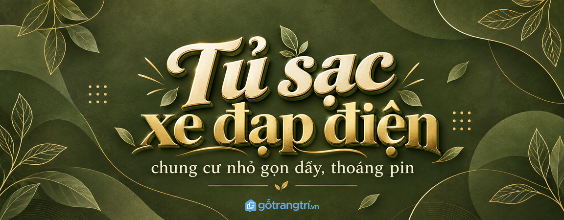 Tủ sạc xe đạp điện cho chung cư nhỏ: gọn dây, thoáng pin và dễ kiểm soát