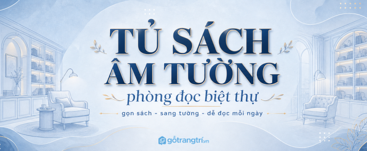Tủ tạp chí phòng chờ biệt thự: gọn ấn phẩm, sang góc đọc và dễ tiếp khách