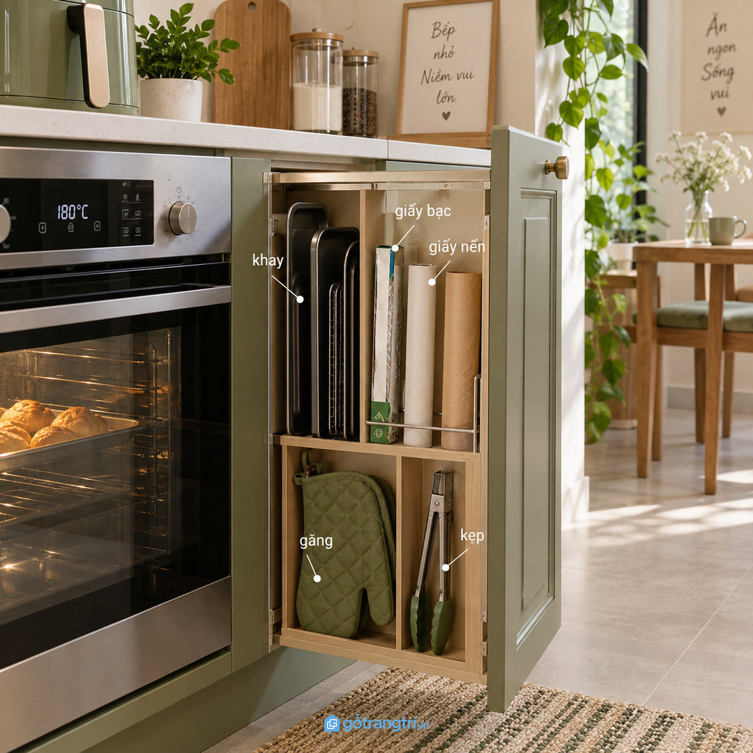 Khay và giấy cần giữ phẳng khô sạch để dùng nhanh