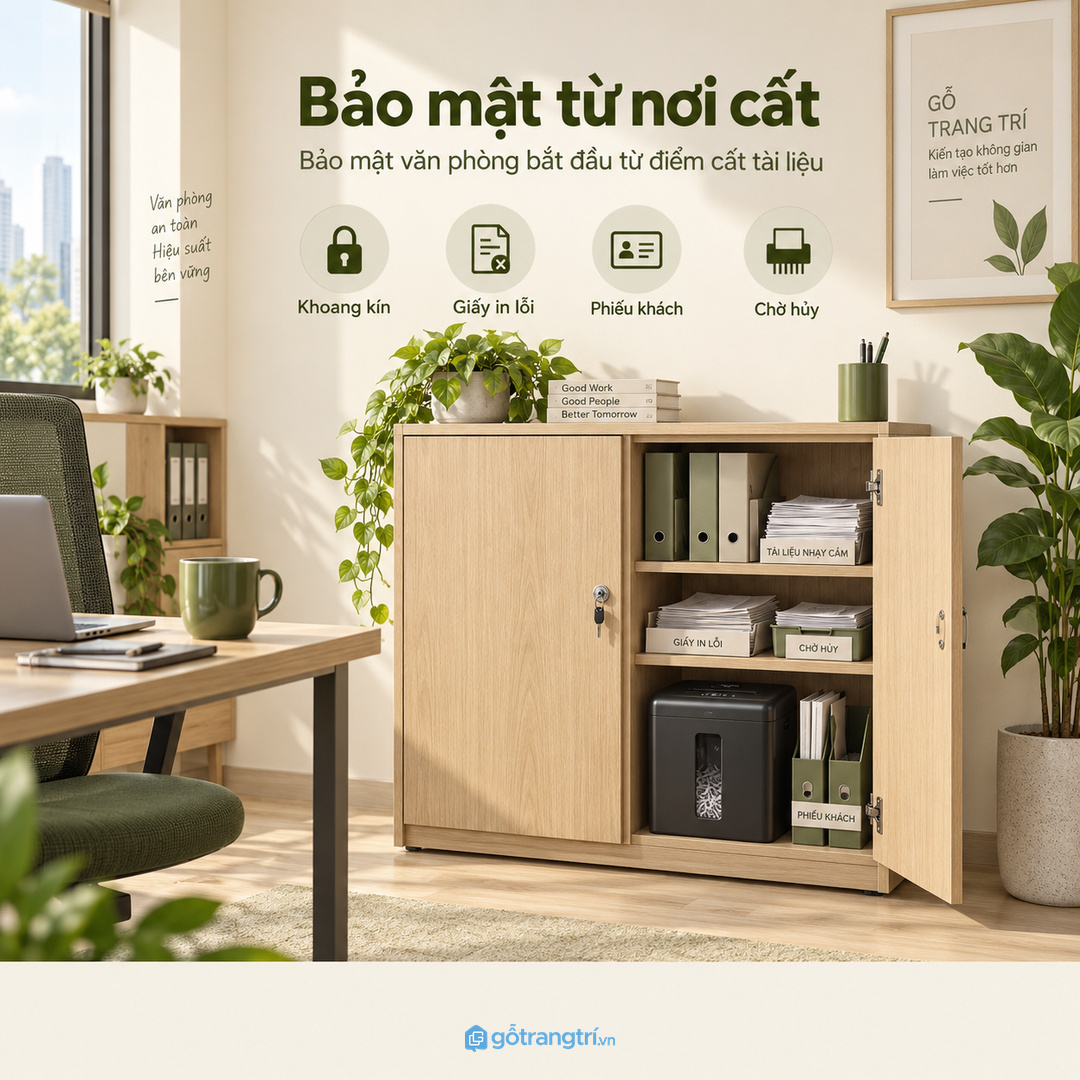 Bảo mật văn phòng bắt đầu từ điểm cất tài liệu