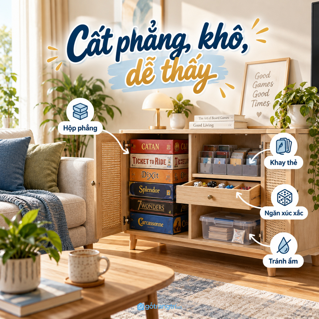 Puzzle cần cất phẳng khô và dễ thấy để không thất lạc mảnh