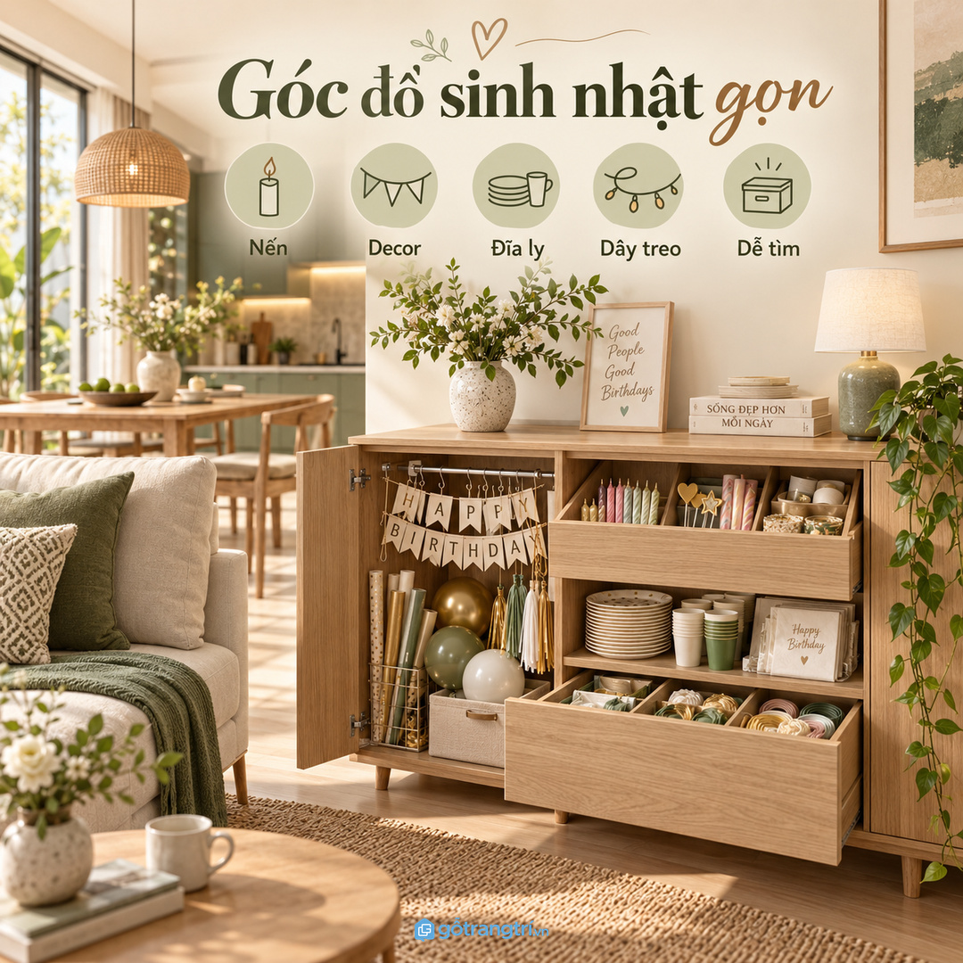 Tủ nhỏ đúng chức năng tốt hơn một khoang lớn để lẫn