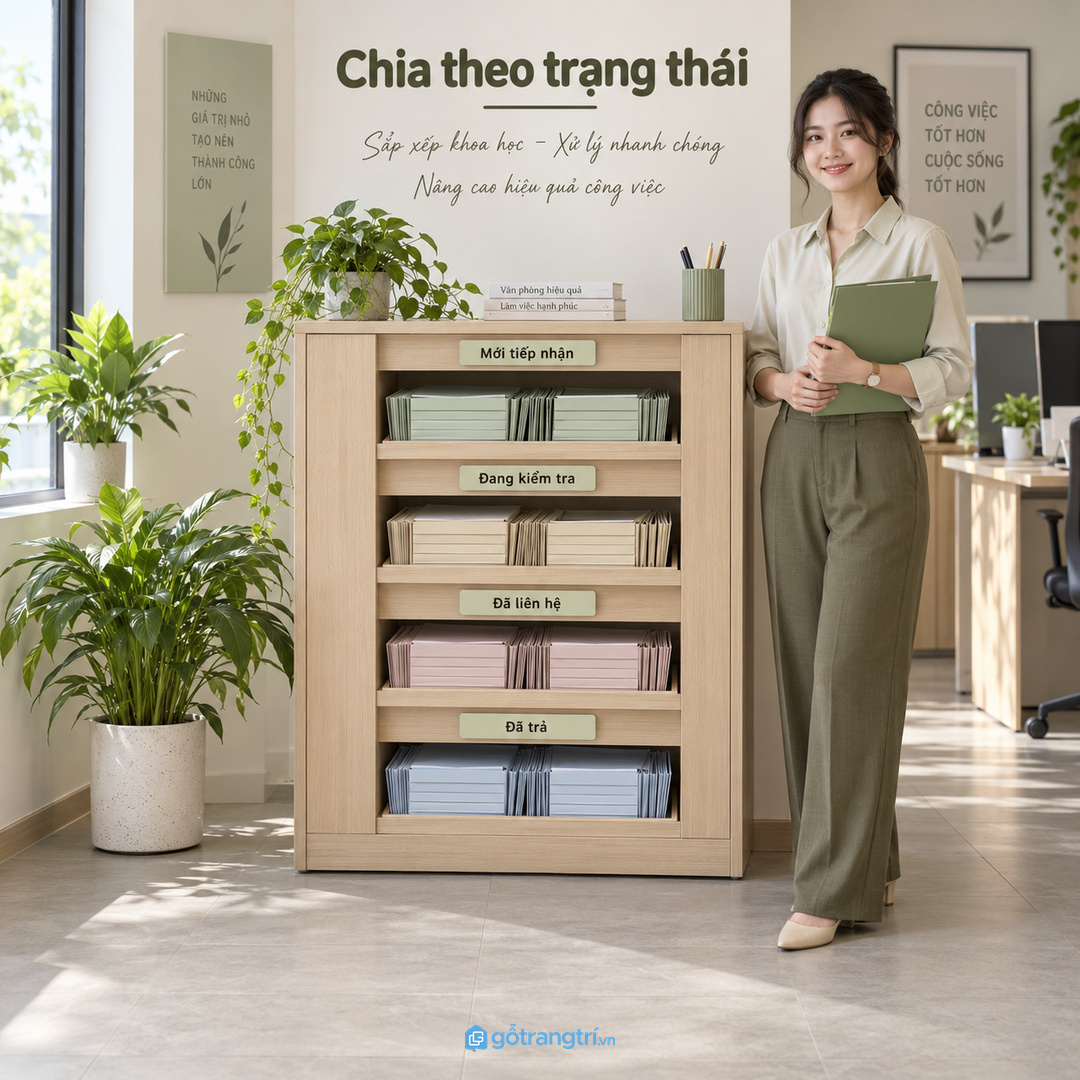 Tủ hồ sơ bảo hành không nên thành kho linh tinh của văn phòng phẩm và đồ cá nhân