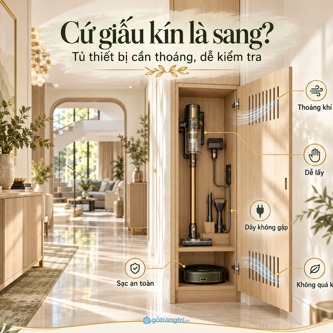 Không nên nhốt thiết bị đang sạc trong khoang bí hoặc sát đồ ẩm