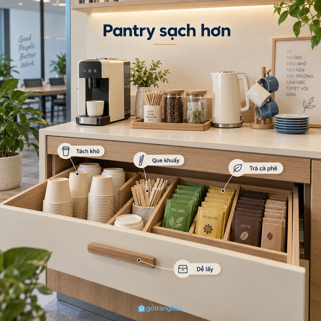 Đo chiều cao cây nước máy pha cà phê và số cốc dùng mỗi ngày trước khi chia khoang