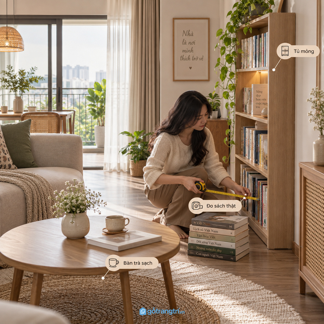 Cân bằng cánh kín và khoang mở để vừa gọn vừa dễ lấy