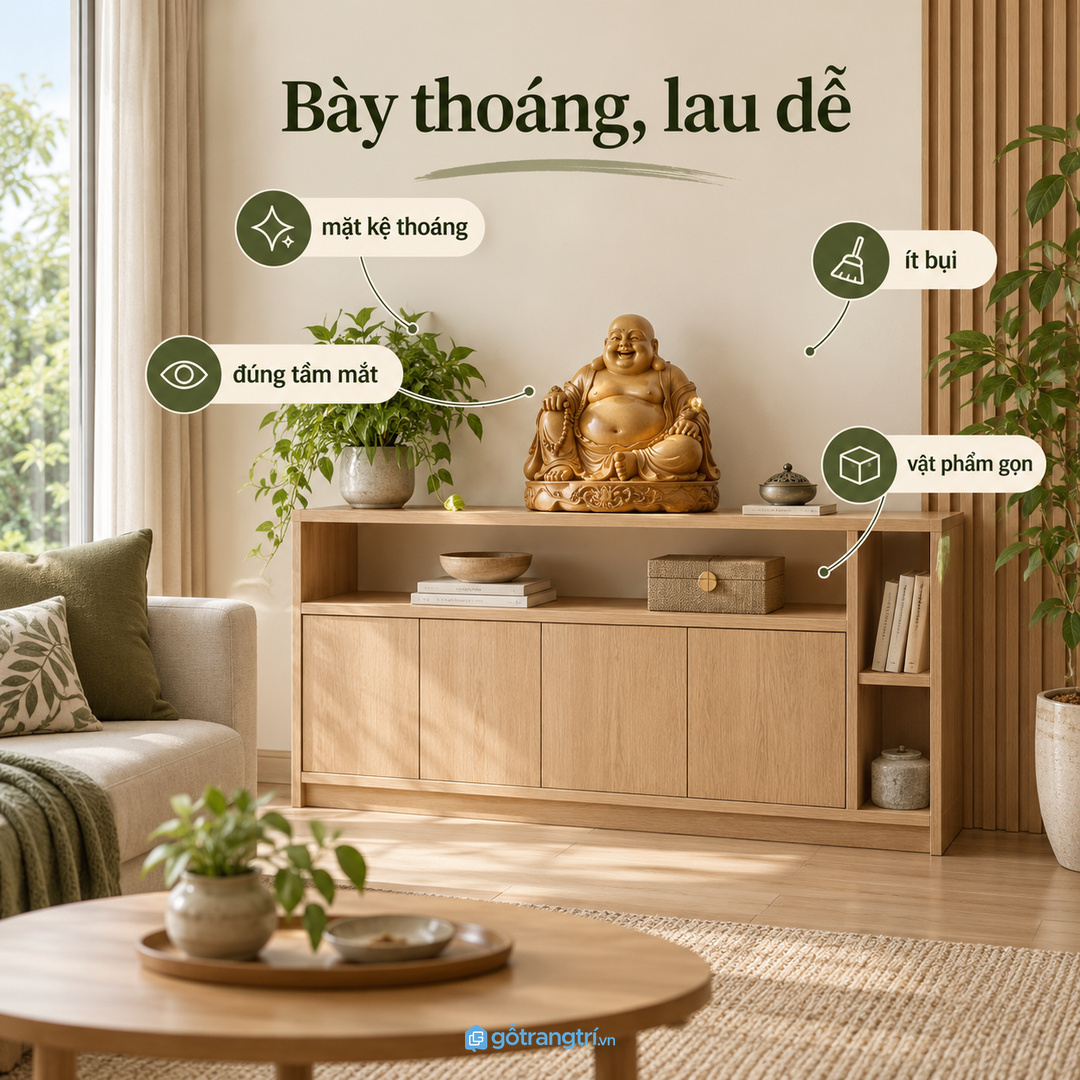 Shop nhỏ nên giữ mặt ngoài kệ thật sạch để khách nhìn thấy sự chỉn chu