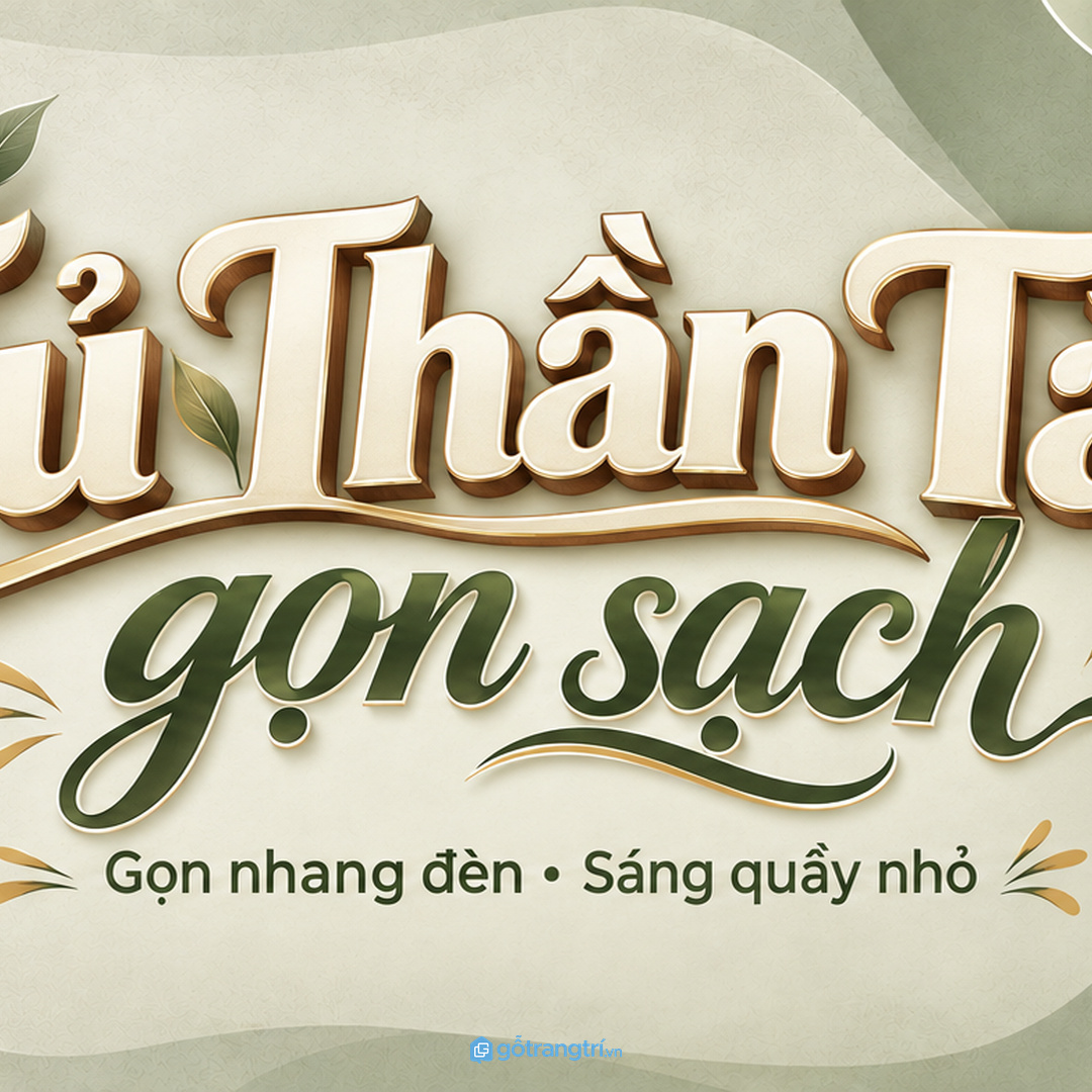 Chuẩn bị mỗi sáng nhanh hơn khi đồ lễ có đúng vị trí để lấy và cất lại