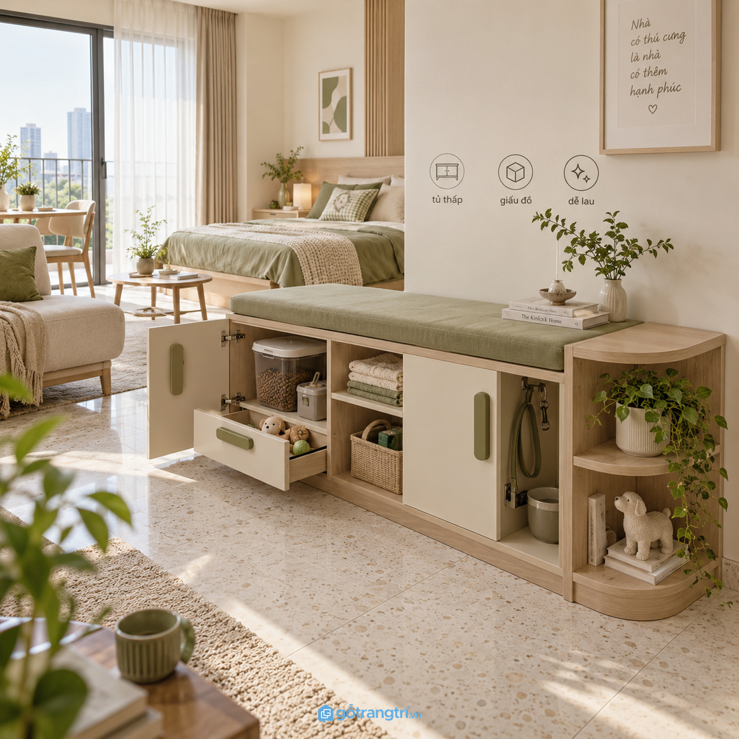 Căn hộ cho thuê cần tủ bền, ít hỏng và dễ bàn giao