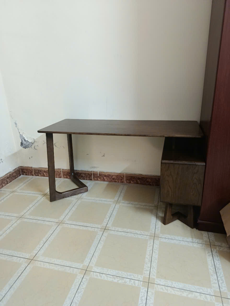 Ảnh khách hàng đánh giá Bàn làm việc gỗ sồi tự nhiên đẹp GHS-4956