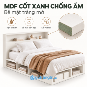 Bề mặt phẳng dễ vệ sinh, lựa chọn chất liệu phù hợp
