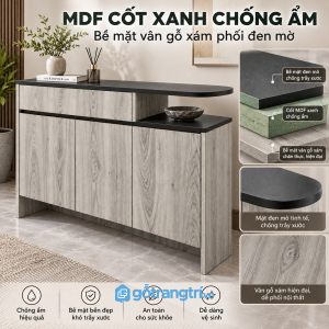 Bề mặt vân gỗ dễ vệ sinh, cần chọn đúng vật liệu