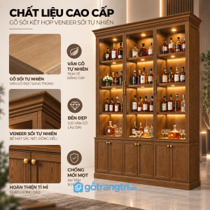 Chất liệu bề mặt dễ vệ sinh, kết hợp ánh sáng LED