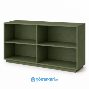 Chi tiết thiết kế Tủ trang trí 6 cánh kết hợp hộc mở GHS-5148