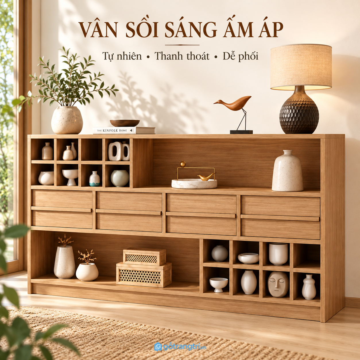 Dễ bố trí trong phòng khách và không gian sinh hoạt chung