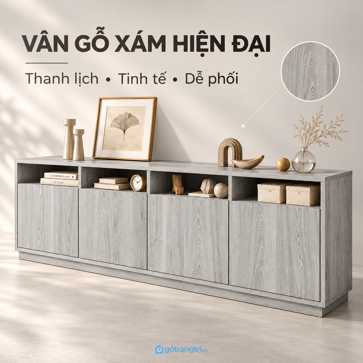Dễ bố trí trong phòng khách và phòng ăn