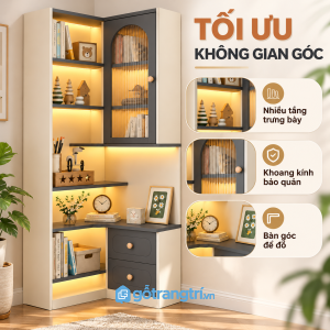 Dễ bố trí trong phòng ngủ và góc học tập