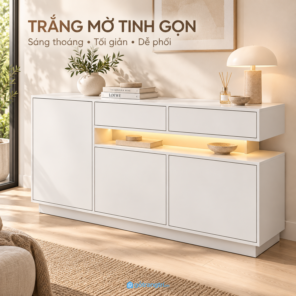 Dễ phối hợp với nhiều không gian nội thất