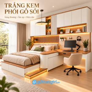 Dễ phối hợp với nhiều không gian nội thất phòng ngủ