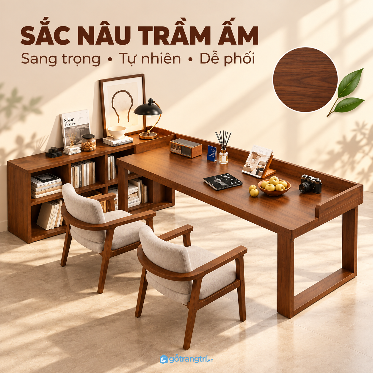Dễ phối hợp với nhiều không gian nội thất