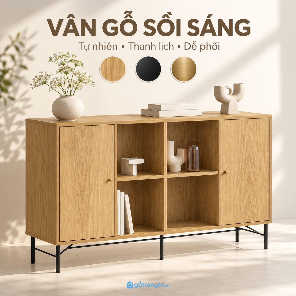 Dễ sử dụng trong nhiều không gian nội thất
