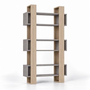 Kệ sách hai trụ khung hộp GHS-2678 phối 413 + 388