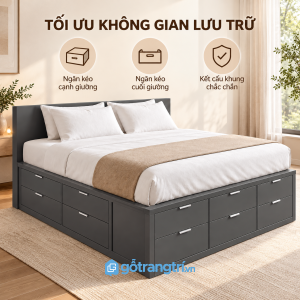 Hệ thống ngăn kéo lưu trữ đồ dùng tiện lợi