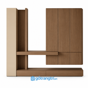 Hệ tủ sảnh kết hợp kệ trang trí và ngăn kéo GHS-5149