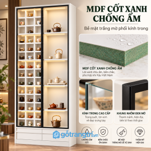 Kết hợp kính và vân gỗ, cần bảo quản đúng cách