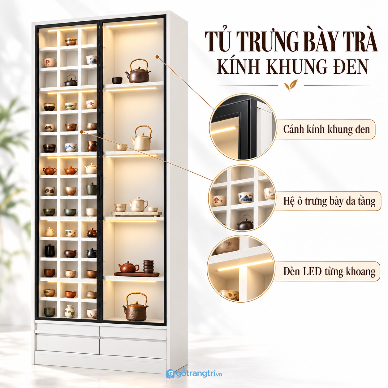 Kiểu dáng hiện đại, tôn lên vẻ đẹp của bộ sưu tập