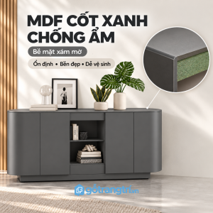 Màu xám trung tính, dễ phối nội thất