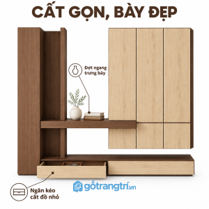 Ngăn kéo cất đồ nhỏ, đợt ngang bày đồ