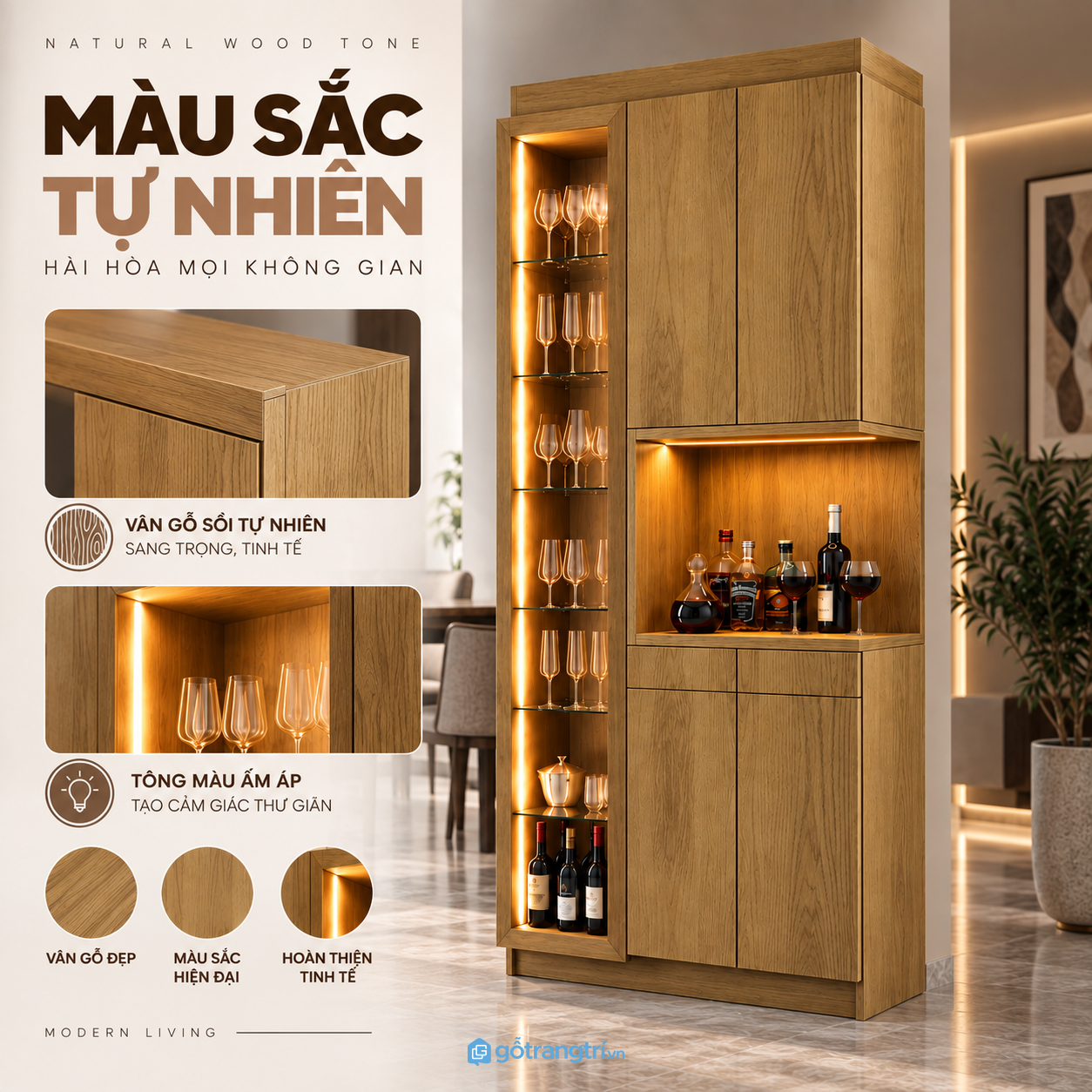 Phù hợp phòng khách có diện tích vừa và nhỏ Phù hợp phòng khách có diện tích vừa và nhỏ