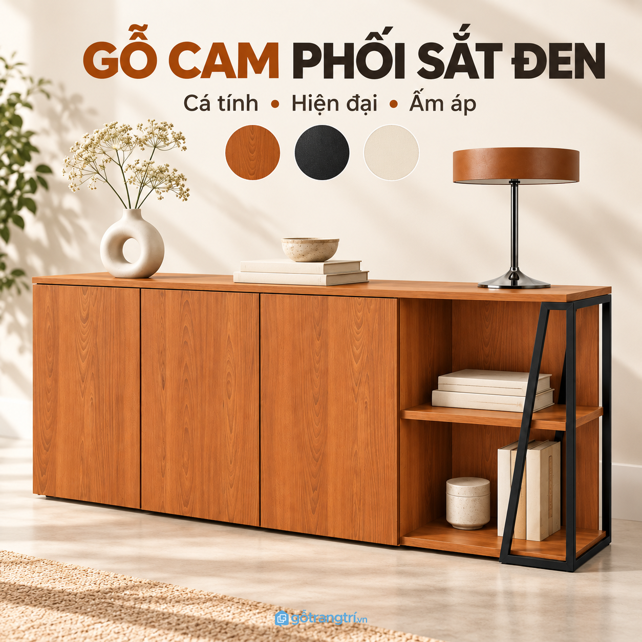 Phù hợp phòng khách, phòng ăn và khu vực sinh hoạt chung