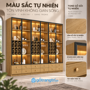 Phù hợp phòng khách, phòng ăn và khu vực trưng bày