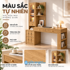 Phù hợp phòng làm việc tại nhà và phòng ngủ