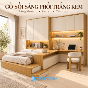 Phù hợp với phòng ngủ hiện đại và căn hộ cần tiết kiệm diện tích