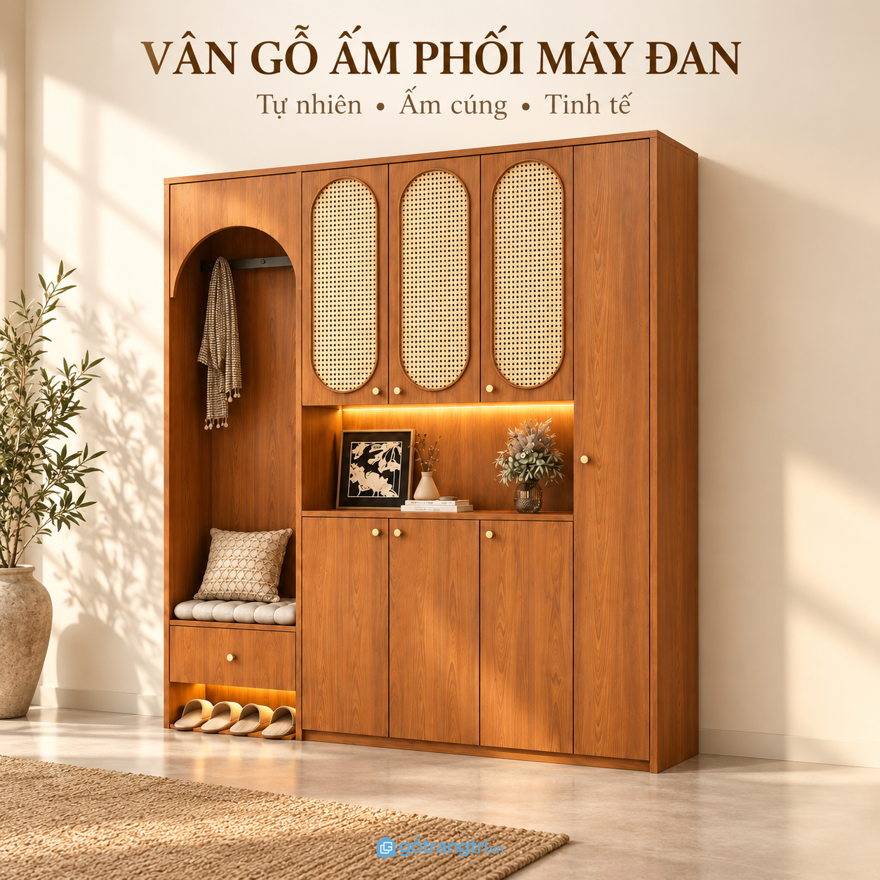 Phù hợp với sảnh chung cư và nhà phố hiện đại