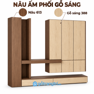 Tám phối màu cho góc sảnh
