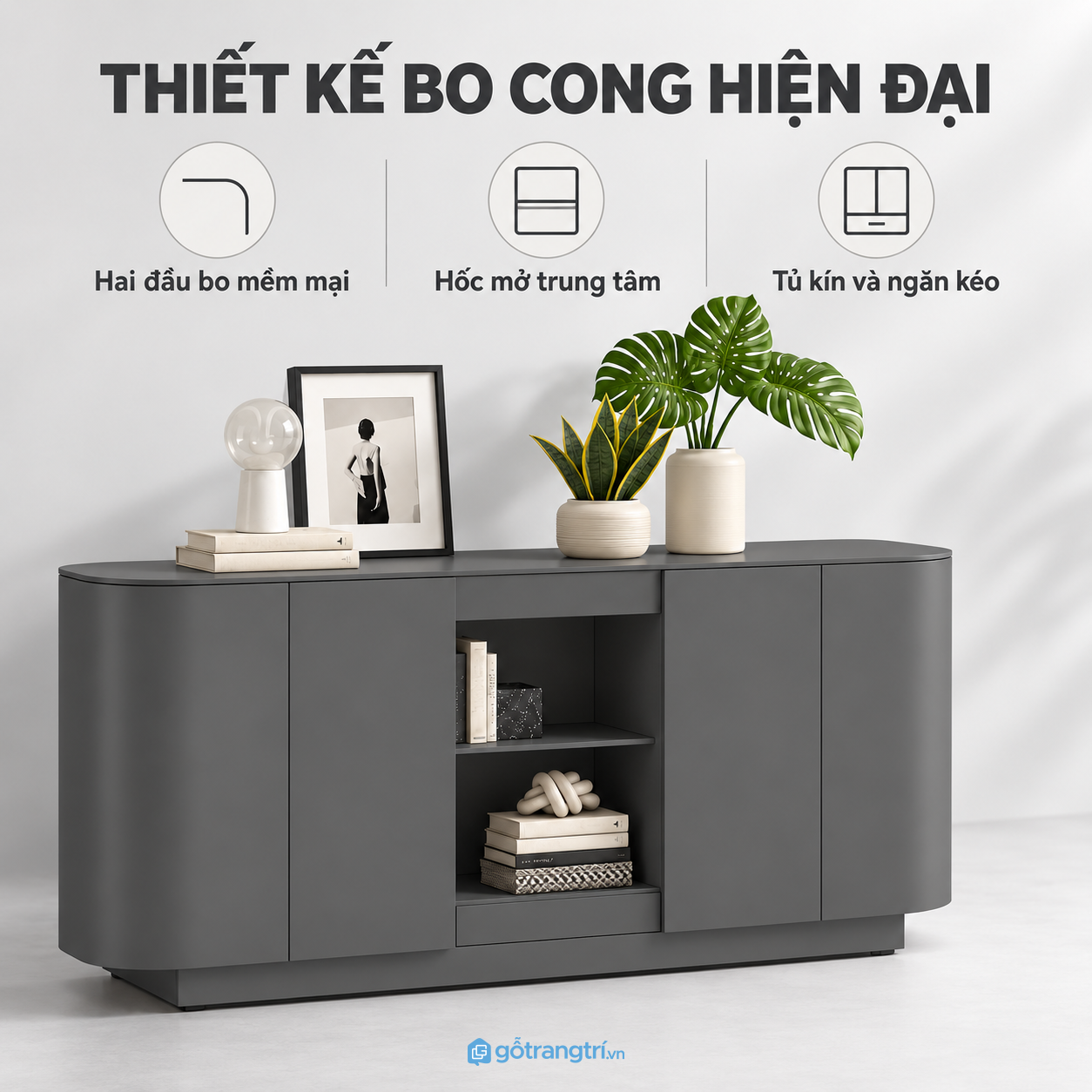 Thiết kế bo góc hiện đại, mềm mại Thiết kế bo góc hiện đại, mềm mại