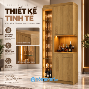 Thiết kế cao gọn, tận dụng tốt diện tích theo chiều đứng