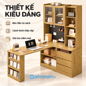 Thiết kế chữ L hiện đại, tận dụng tốt góc phòng