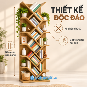 Thiết kế chữ X đan chéo tạo điểm nhấn hiện đại